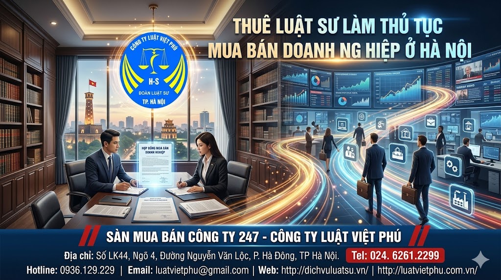 Thuê luật sư làm thủ tục mua bán doanh nghiệp ở Hà Nội