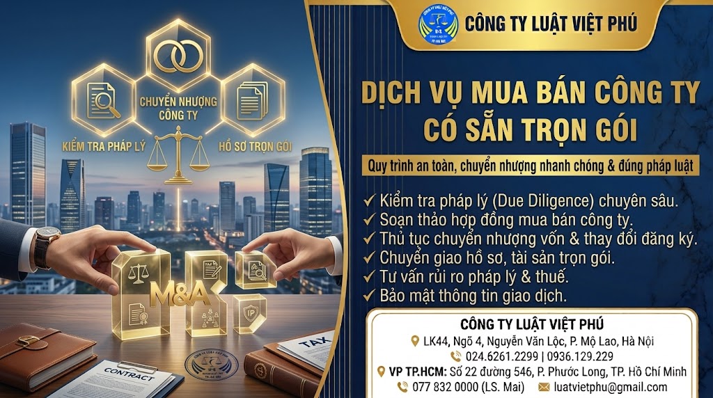 Mua công ty có sẵn: Những điều cần biết trước khi quyết định đầu tư