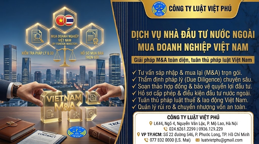 Nhà đầu tư nước ngoài mua doanh nghiệp Việt Nam: Điều kiện, thủ tục và những lưu ý pháp lý quan trọng