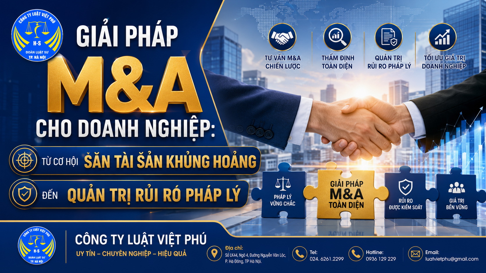 Giải Pháp M&A Cho Doanh Nghiệp: Từ Cơ Hội Săn Tài Sản Khủng Hoảng Đến Quản Trị Rủi Ro Pháp Lý