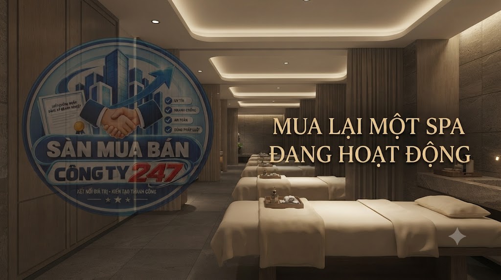 Mua lại một spa đang hoạt động